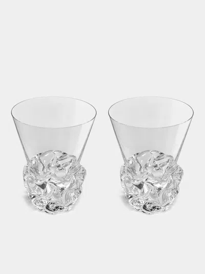 Nasonmoretti Archive Revival 1965 Hand-blown Murano Glass Highballs (set Of 2) In Transparent