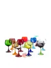 Nasonmoretti Burlesque Borgogna Glass In Multi