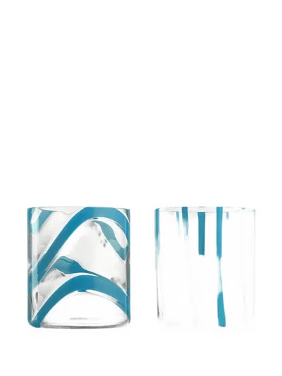 Nasonmoretti Cyrcus Glasses (set Of Two) In White
