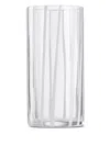 Nasonmoretti Cyrcus Striped Glass Highball (7cm X 14,6cm) In White