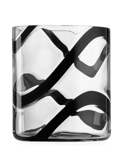 Nasonmoretti Cyrcus Striped Glasses (two-person Setting) In Transparent