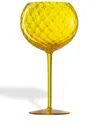 Nasonmoretti Gigolo Balloton Red Wine Glass In Yellow