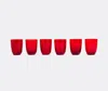 Nasonmoretti Glassware Red Uni In Red
