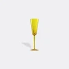 Nasonmoretti Gigolo Flute Glass In Yellow