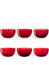 Nasonmoretti Idra Cups (set Of 6) In Red