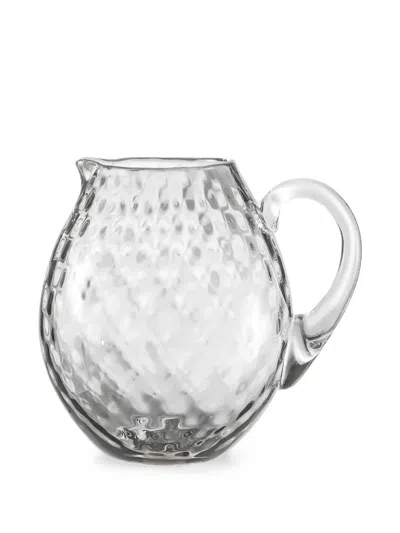 Nasonmoretti Idra Textured Jug In Transparent