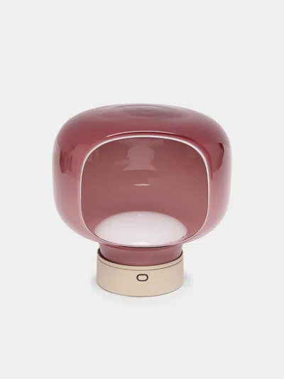 Nasonmoretti Mini Technicolor Hand-blown Murano Glass Portable Table Light In Pink