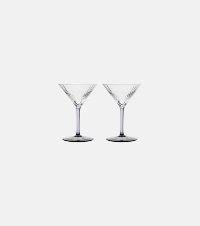 Nasonmoretti Set Of 2 Martini Glasses