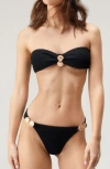 NASTY GAL CRINKLED SHELL TWO-PIECE SWIMSUIT