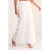 Nasty Gal Cutwork Side Tailored Wide Leg Pants In Gray