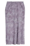 Nasty Gal Devoré Velvet Jacquard Maxi Skirt In Lilac