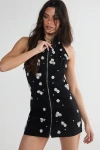 Nasty Gal Embellished Applique Mini Dress In Black