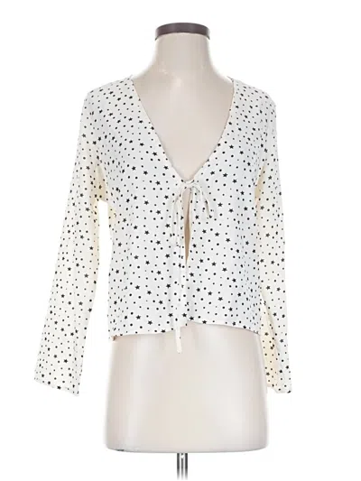 Nasty Gal Inc. 3/4 Sleeve Blouse In Ivory