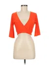 Nasty Gal Inc. 3/4 Sleeve T-shirt In Orange