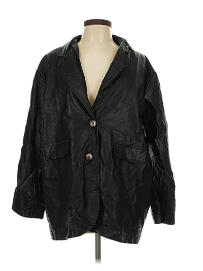 Pre-owned Nasty Gal Inc. Blazer Jacket In Black