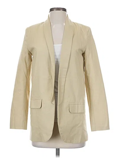 Pre-owned Nasty Gal Inc. Blazer Jacket In Tan