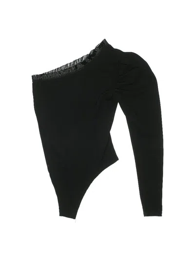 Pre-owned Nasty Gal Inc. Bodysuit In Black