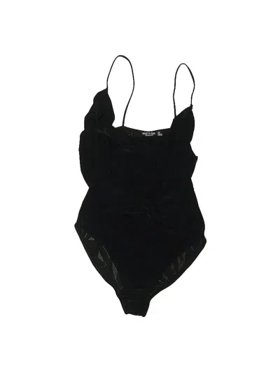 Pre-owned Nasty Gal Inc. Bodysuit In Black