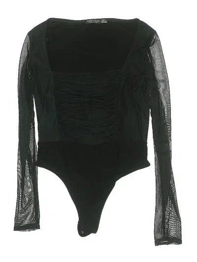 Pre-owned Nasty Gal Inc. Bodysuit In Black