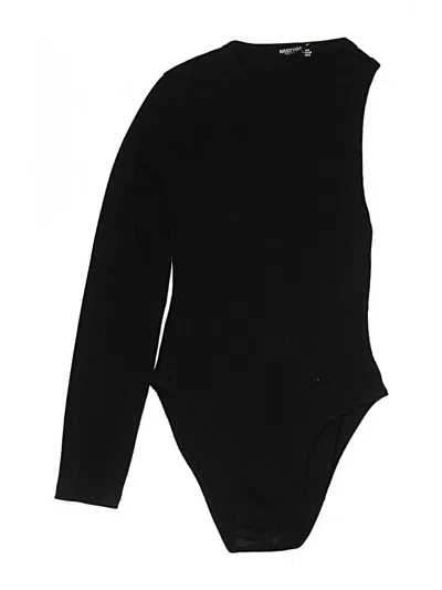Pre-owned Nasty Gal Inc. Bodysuit In Black