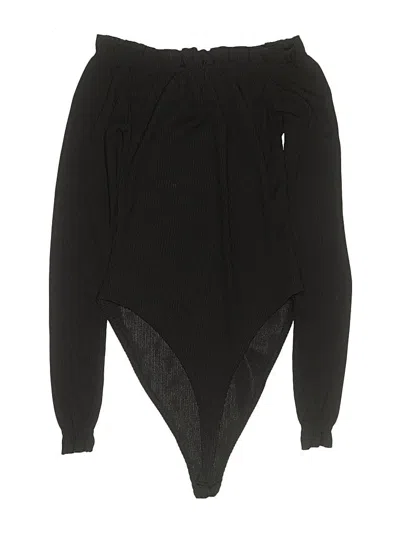 Pre-owned Nasty Gal Inc. Bodysuit In Black