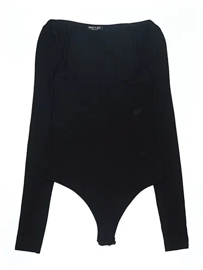 Pre-owned Nasty Gal Inc. Bodysuit In Black