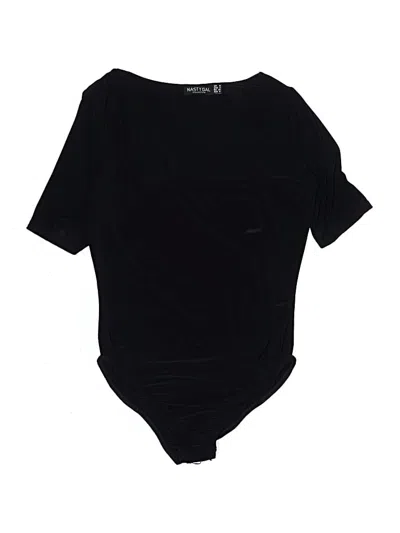 Pre-owned Nasty Gal Inc. Bodysuit In Black