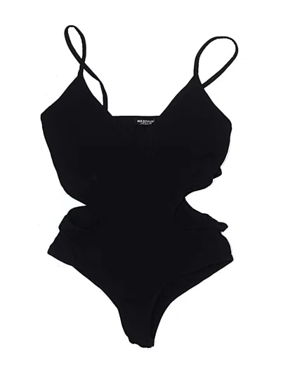Pre-owned Nasty Gal Inc. Bodysuit In Black
