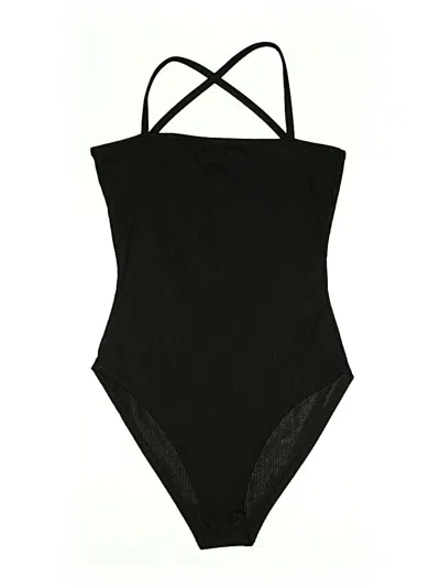 Pre-owned Nasty Gal Inc. Bodysuit In Black
