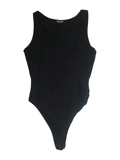 Pre-owned Nasty Gal Inc. Bodysuit In Black