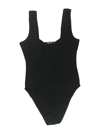 Pre-owned Nasty Gal Inc. Bodysuit In Black
