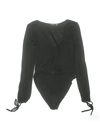 Pre-owned Nasty Gal Inc. Bodysuit In Black