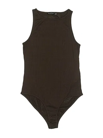 Pre-owned Nasty Gal Inc. Bodysuit In Brown