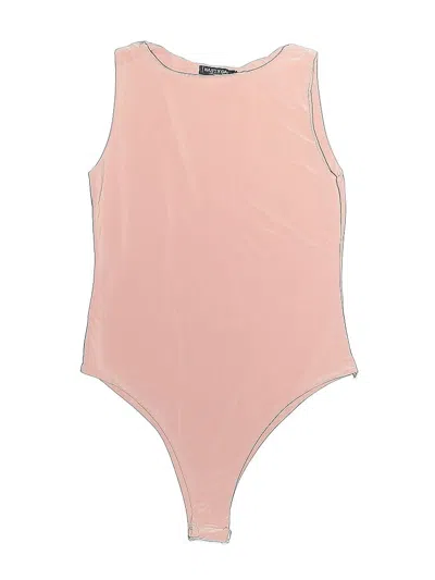 Pre-owned Nasty Gal Inc. Bodysuit In Pink
