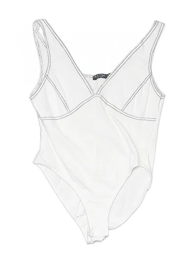 Pre-owned Nasty Gal Inc. Bodysuit In White