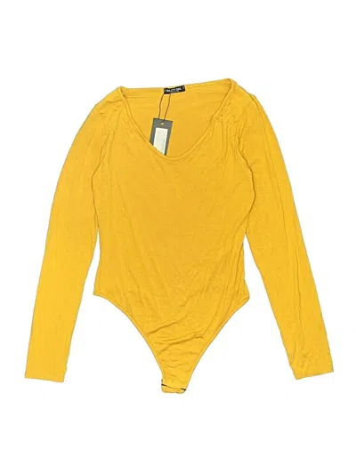 Nasty Gal Inc. Bodysuit In Yellow