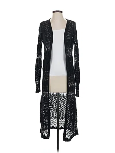 Pre-owned Nasty Gal Inc. Cardigan Sweater In Black