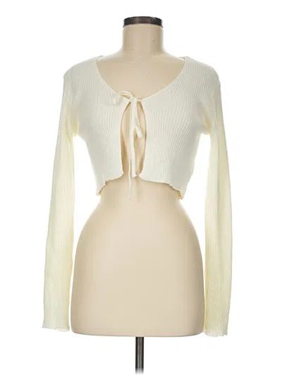 Nasty Gal Inc. Cardigan Sweater In Ivory