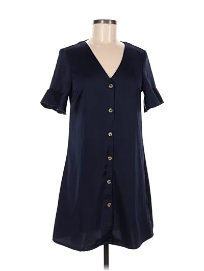 Pre-owned Nasty Gal Inc. Casual Dress In Blue