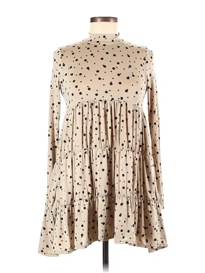 Pre-owned Nasty Gal Inc. Casual Dress In Brown