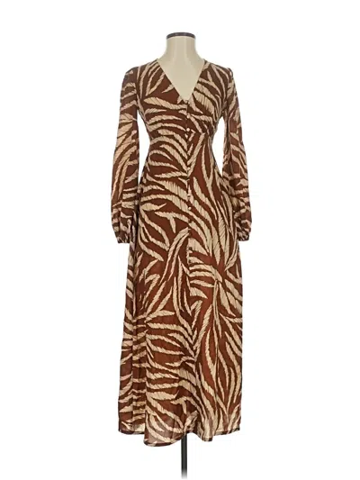 Pre-owned Nasty Gal Inc. Casual Dress In Brown
