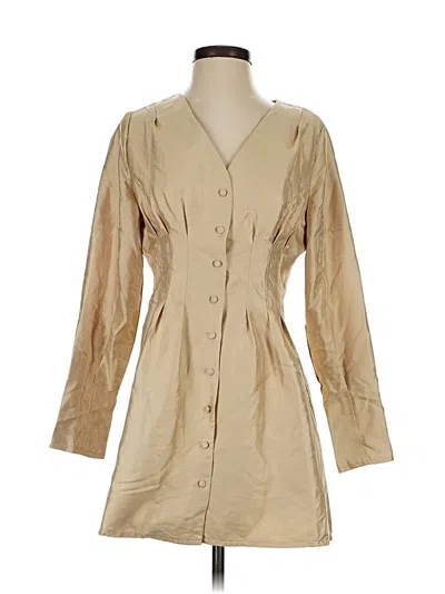 Pre-owned Nasty Gal Inc. Casual Dress In Brown