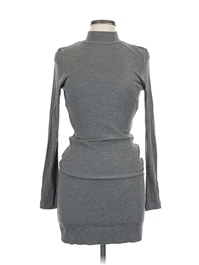 Pre-owned Nasty Gal Inc. Casual Dress In Gray