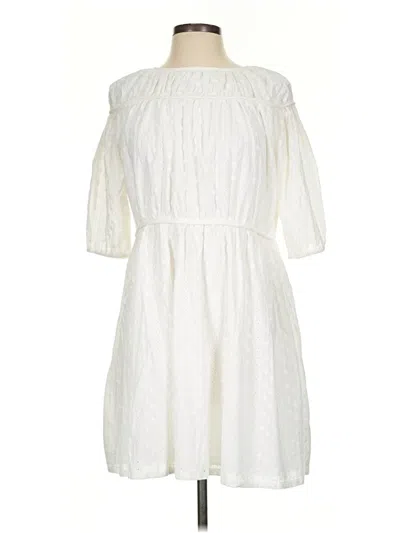 Pre-owned Nasty Gal Inc. Casual Dress In Ivory