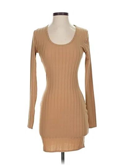 Nasty Gal Inc. Casual Dress In Tan