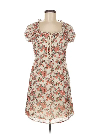 Pre-owned Nasty Gal Inc. Casual Dress In White