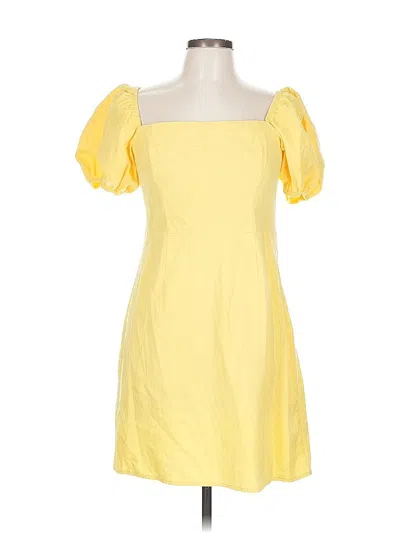 Pre-owned Nasty Gal Inc. Casual Dress In Yellow