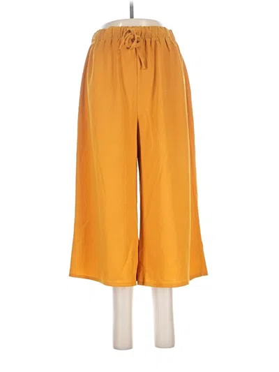Pre-owned Nasty Gal Inc. Casual Pants In Yellow