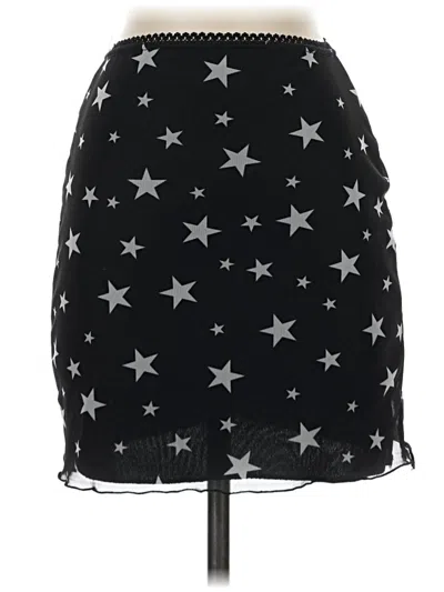 Pre-owned Nasty Gal Inc. Casual Skirt In Black