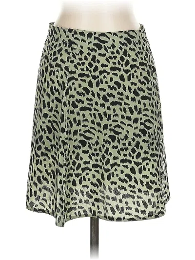 Pre-owned Nasty Gal Inc. Casual Skirt In Green